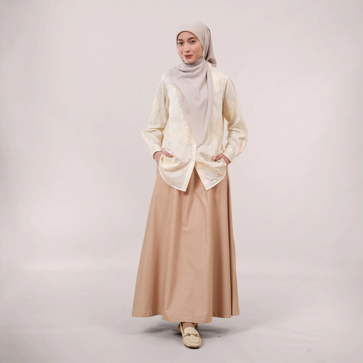 A-Line Cotton Skirt - Image 8