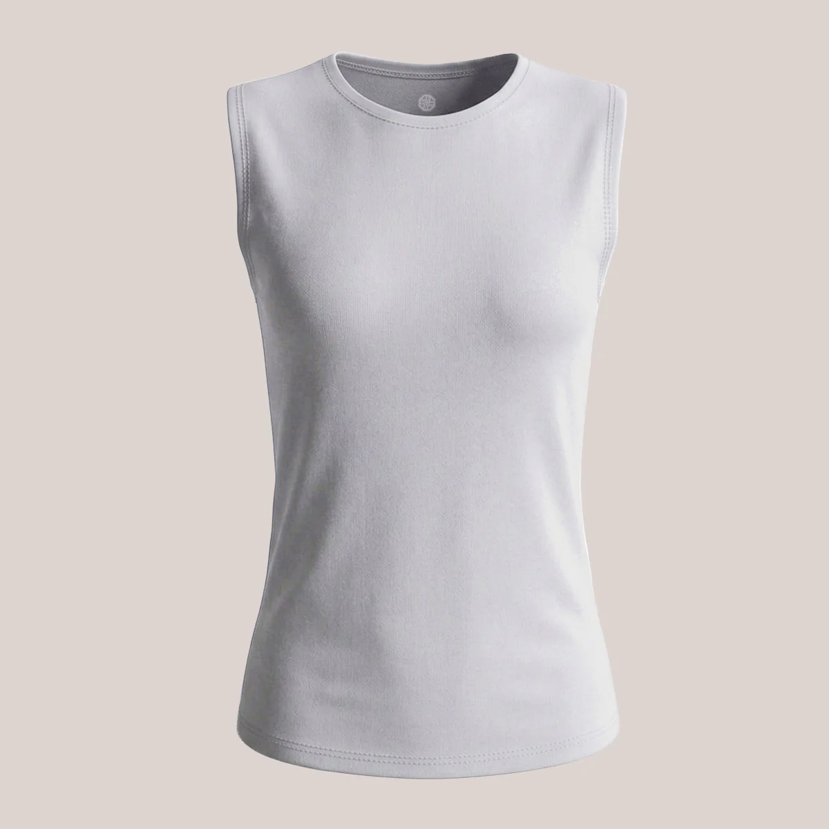 Amantech Fitted Inner Top Crew Neck Cap Sleeve - Image 10
