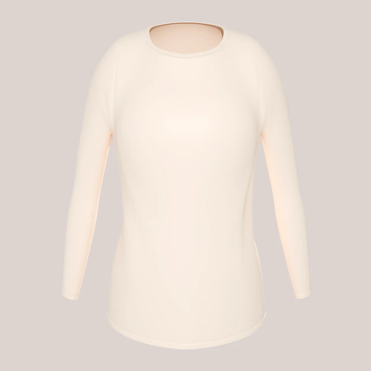 Fitted Inner Top Crew Neck Long Sleeves - Image 4