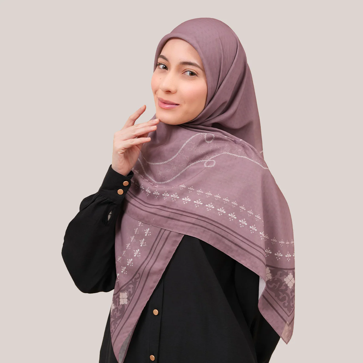 Lucia Jacquard Voile Square - Image 18
