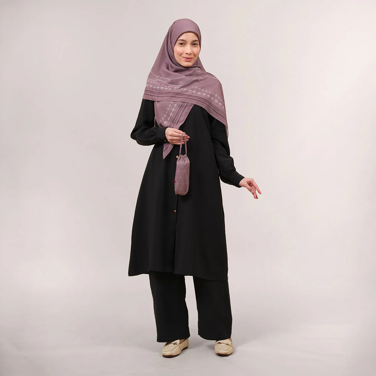 Lucia Jacquard Voile Square - Image 19