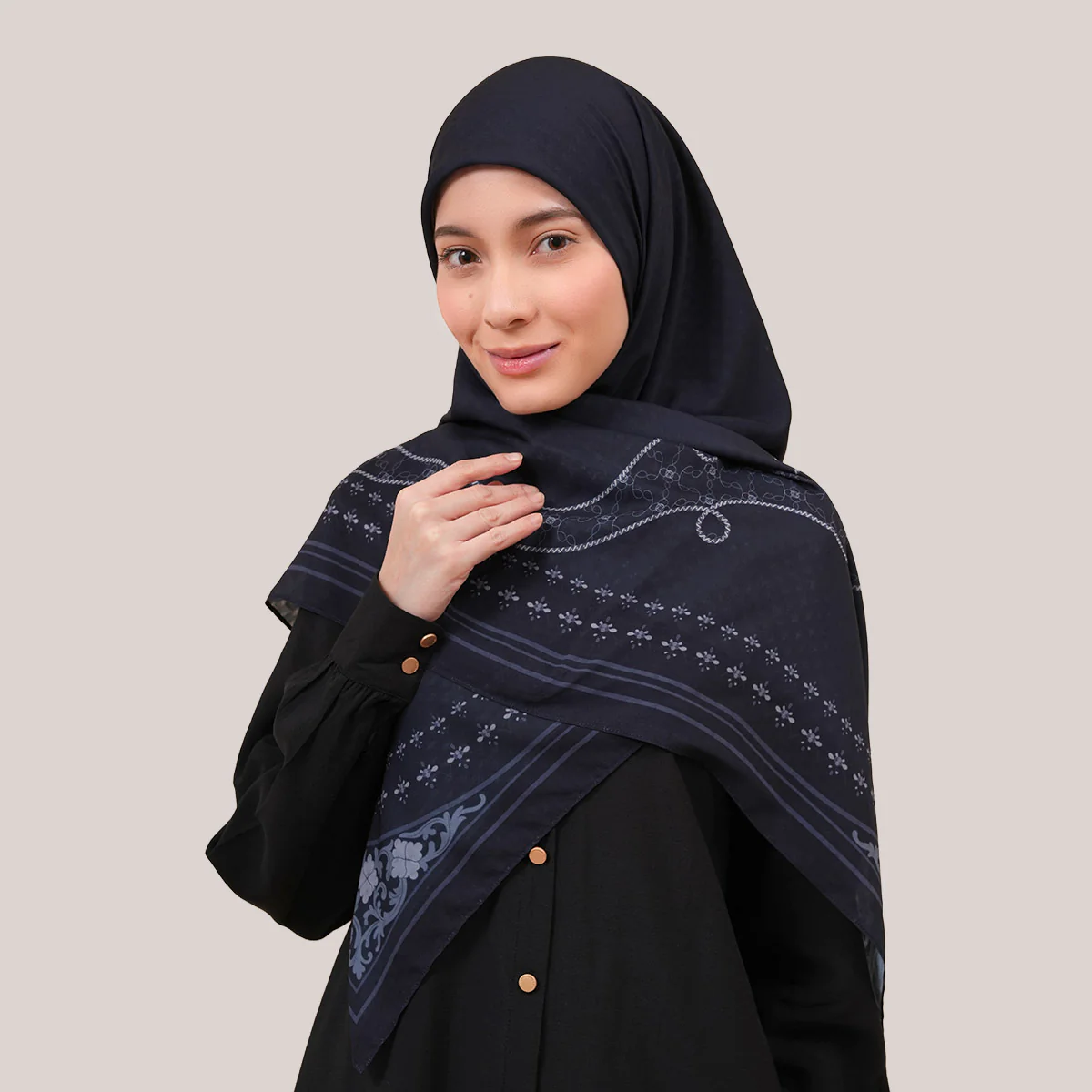 Lucia Jacquard Voile Square - Image 25
