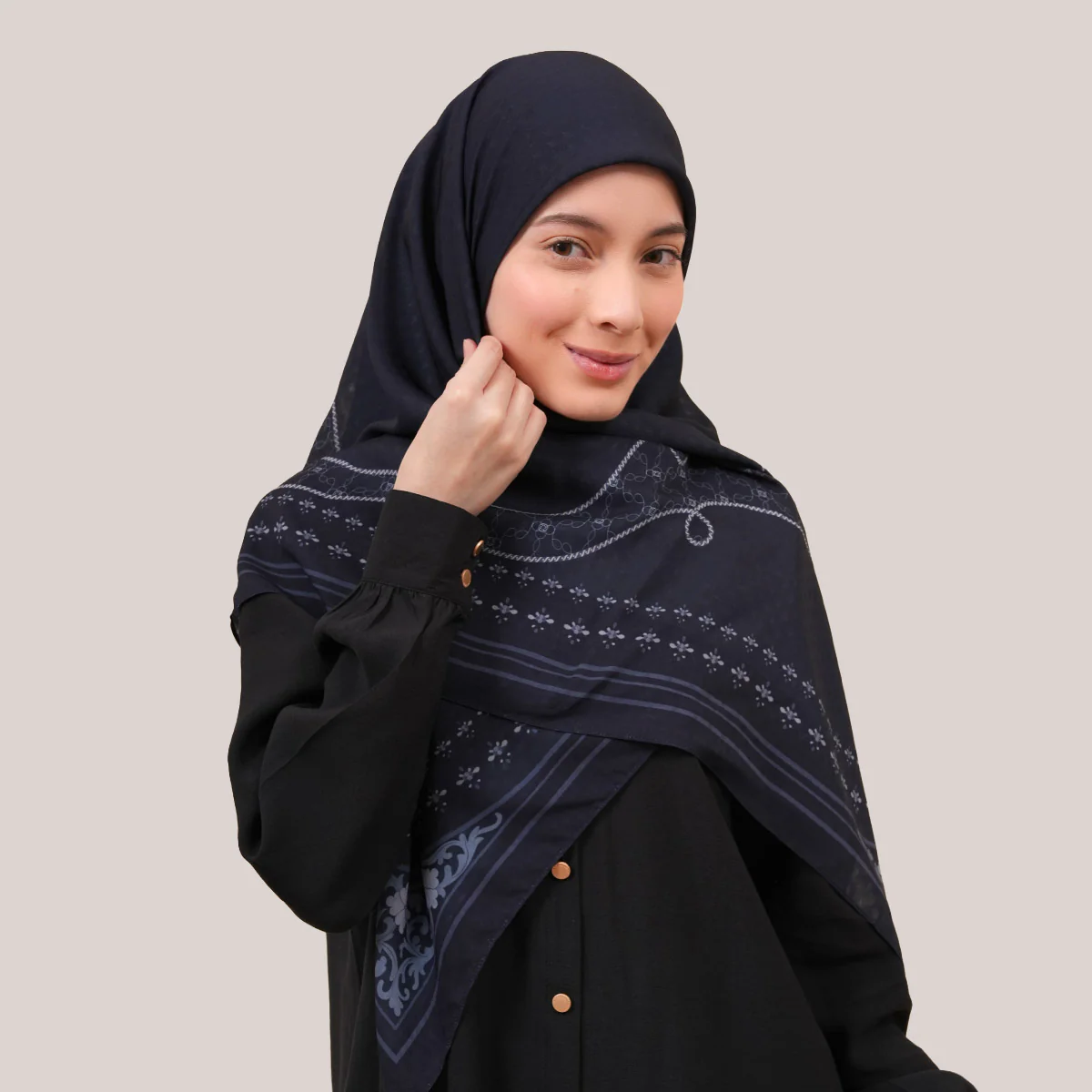 Lucia Jacquard Voile Square - Image 26