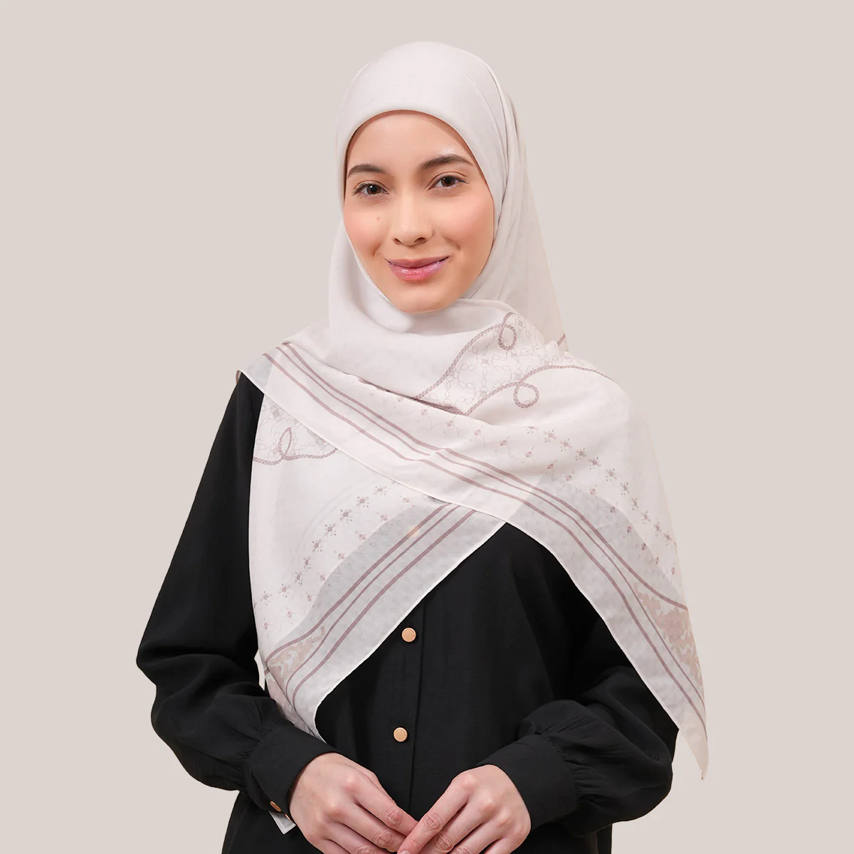 Lucia Jacquard Voile Square - Image 9
