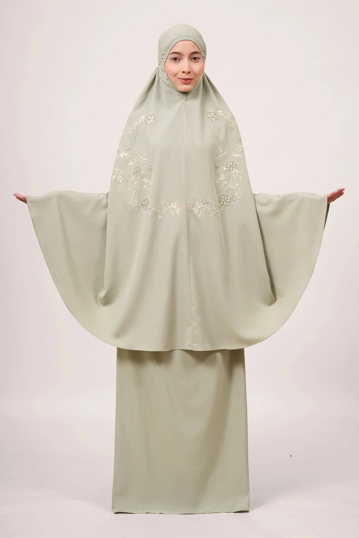 Telekung Broderie Rania - Image 8