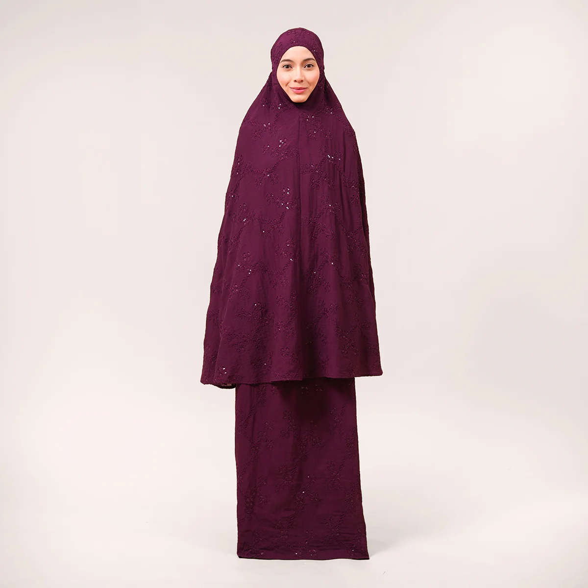 Telekung Broderie Sofeena - Image 29