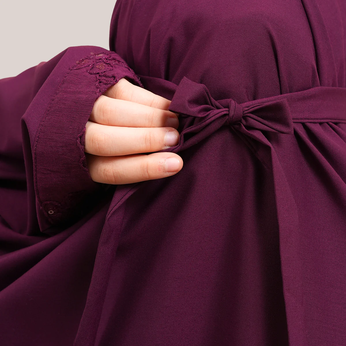 Telekung Broderie Sofeena Kids - Image 12