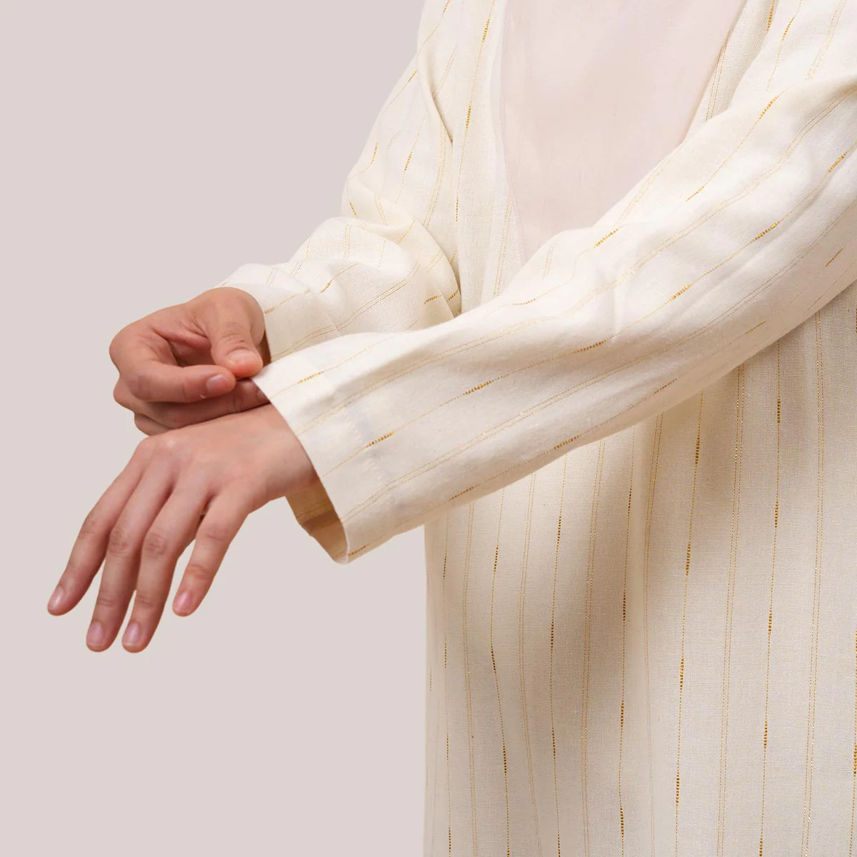 Yasra Striped Kurung Moden - Image 5
