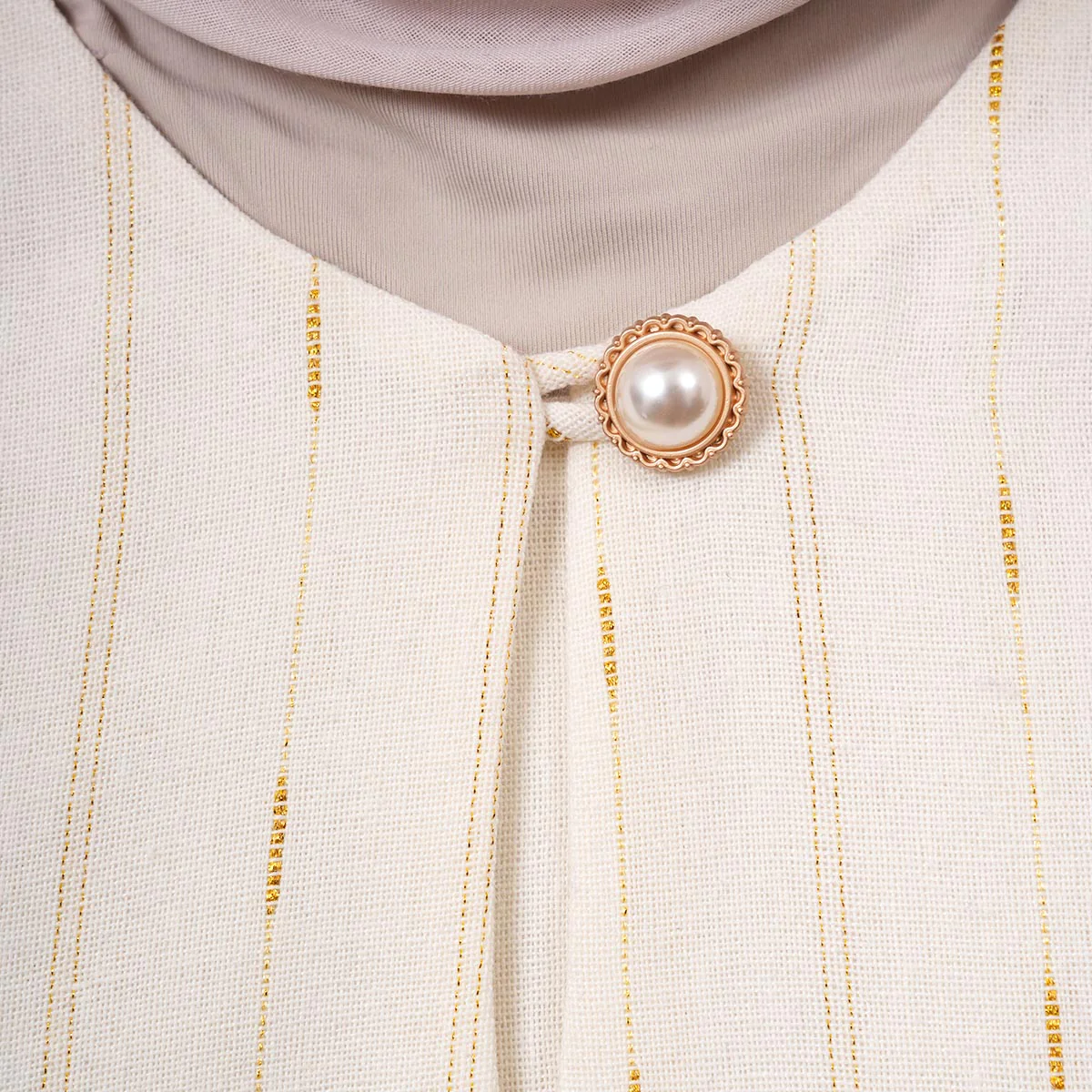 Yasra Striped Kurung Moden - Image 8