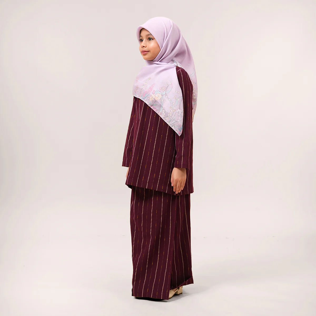 Yasra Striped Kurung Moden Cilik - Image 11