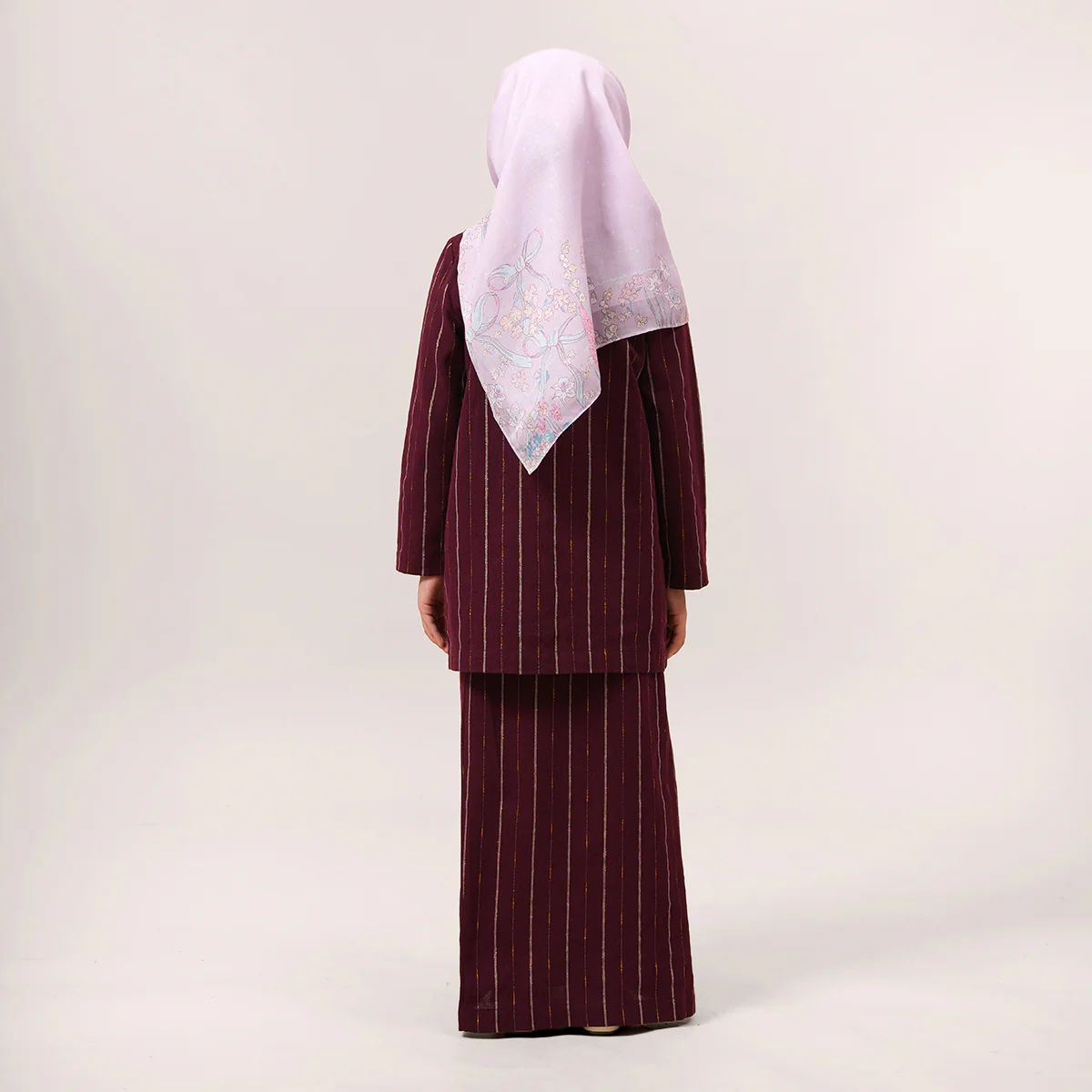 Yasra Striped Kurung Moden Cilik - Image 12