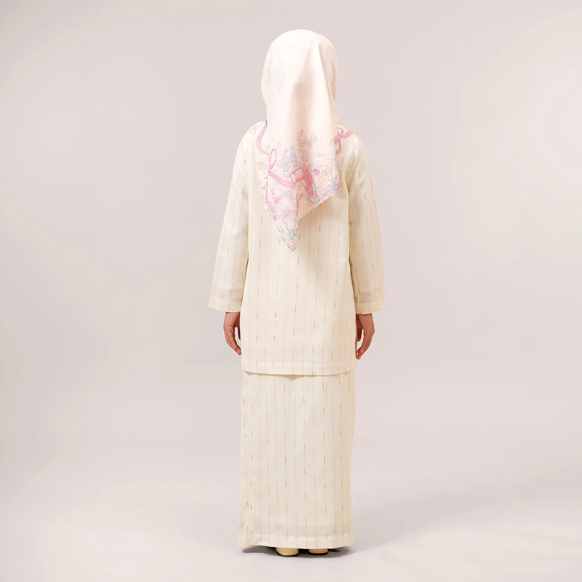 Yasra Striped Kurung Moden Cilik - Image 4
